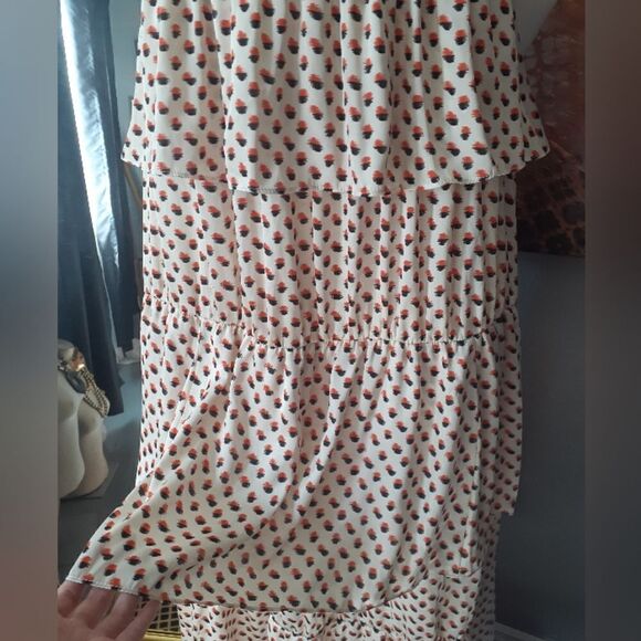 NWT H&M Tiered Ruffled Maxi Dress - Picture 5 of 16